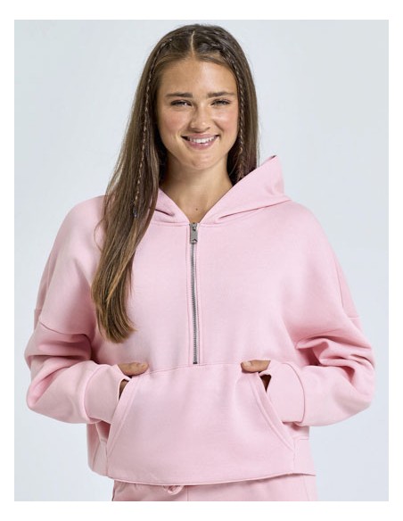 TRI-TR077-Womens Half Zip Hoodie 2